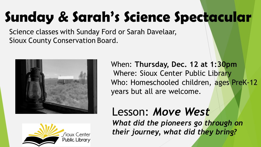 Sunday and Sarah Science Spectacular