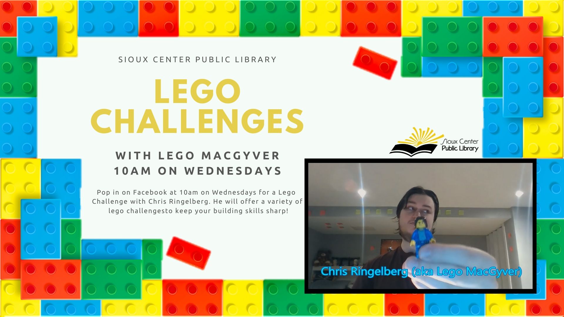 Lego Challenges with Chris on Facebook