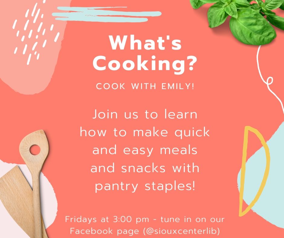 Cooking demos with EMily