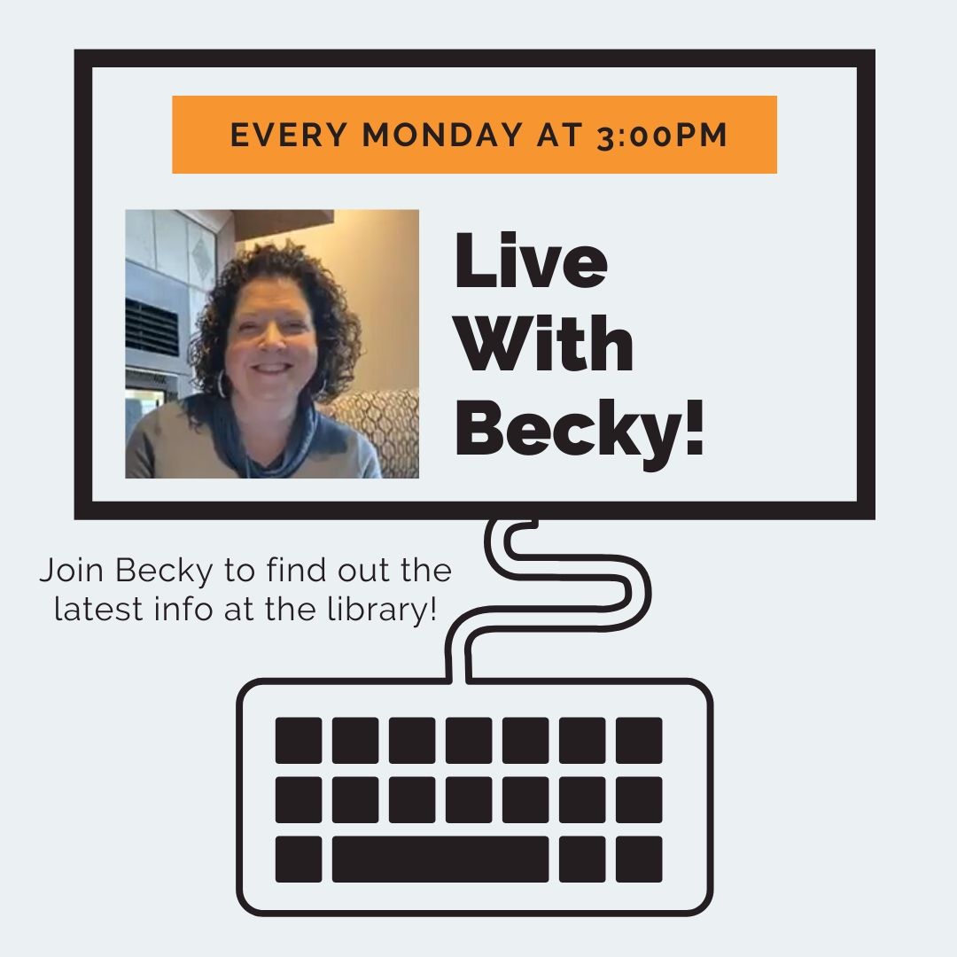Live with Becky on Facebook