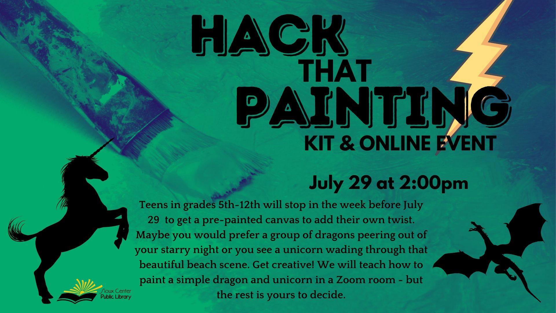 Craft Day - hack that painting