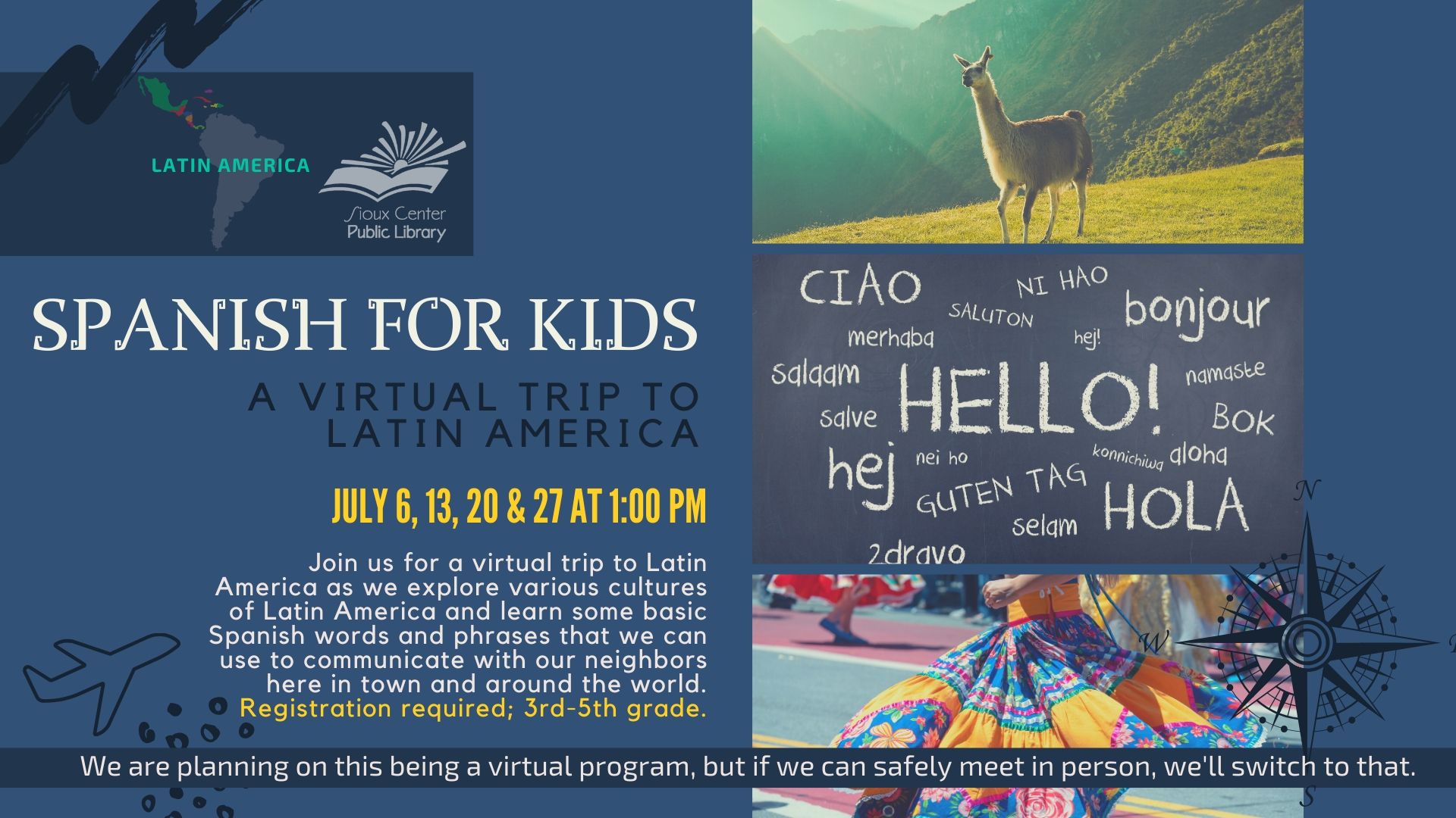 Spanish for Kids: a Virtual Trip to Latin America