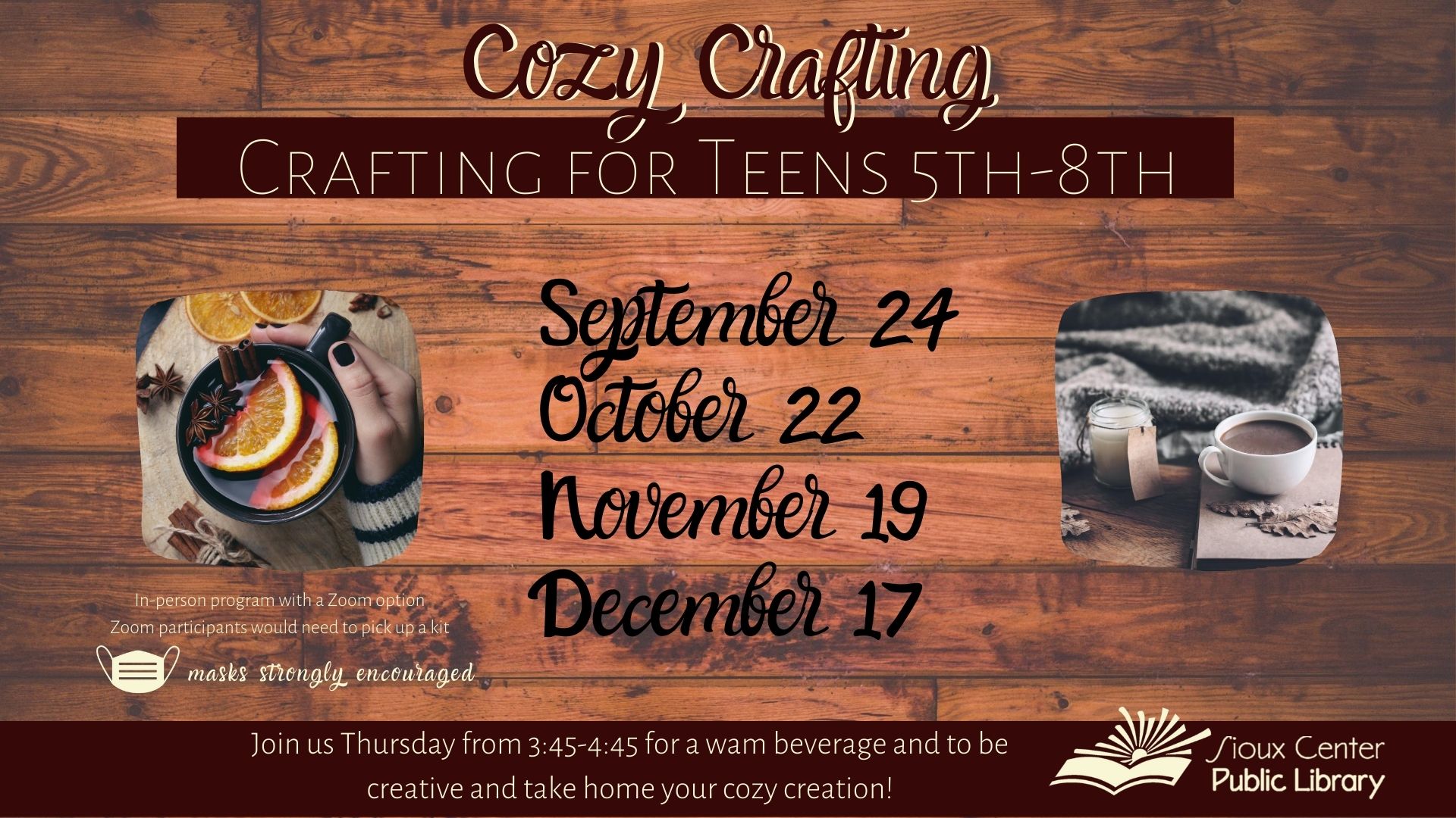 Cozy Crafting for Teens