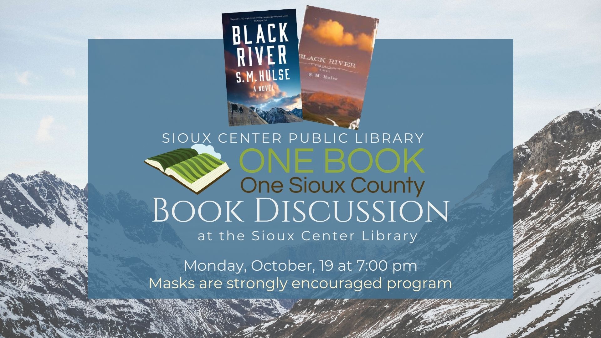 One Book One Sioux County Book Discussion