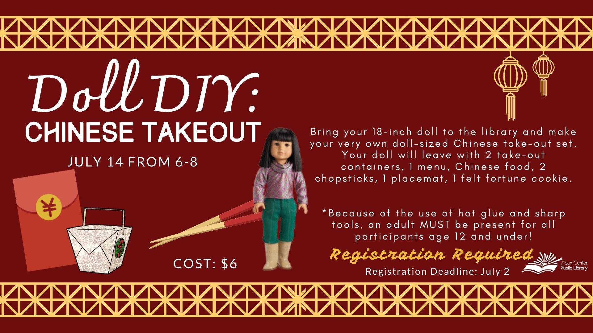 Doll DIY chinese takeout