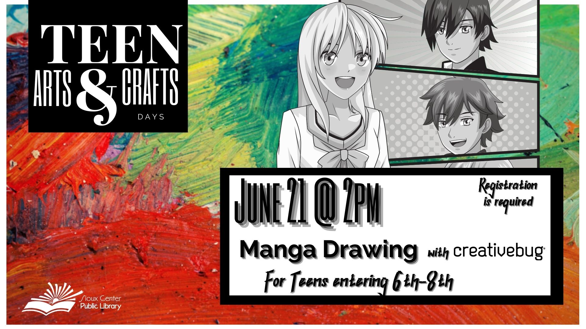 Teen Summer Craft Manga Drawing