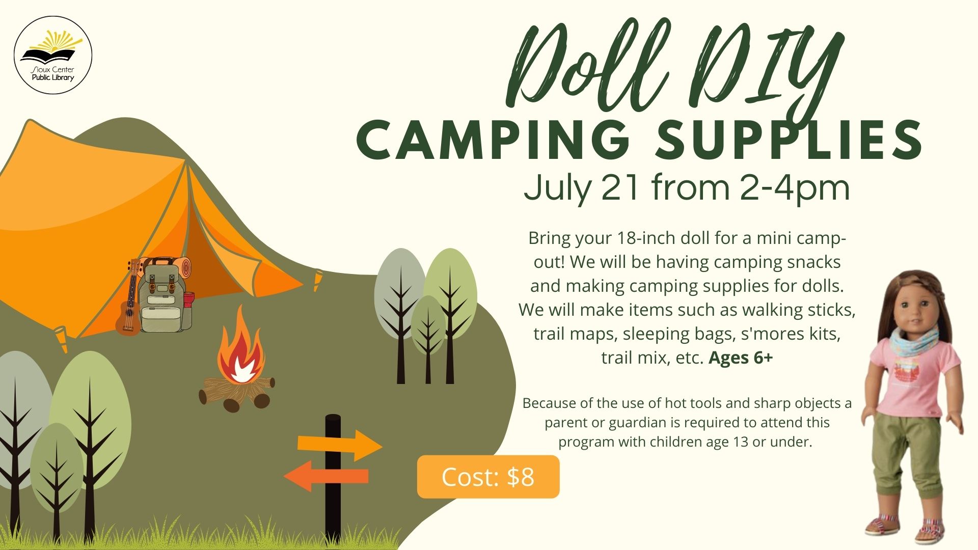 Doll DIY Camping Supplies