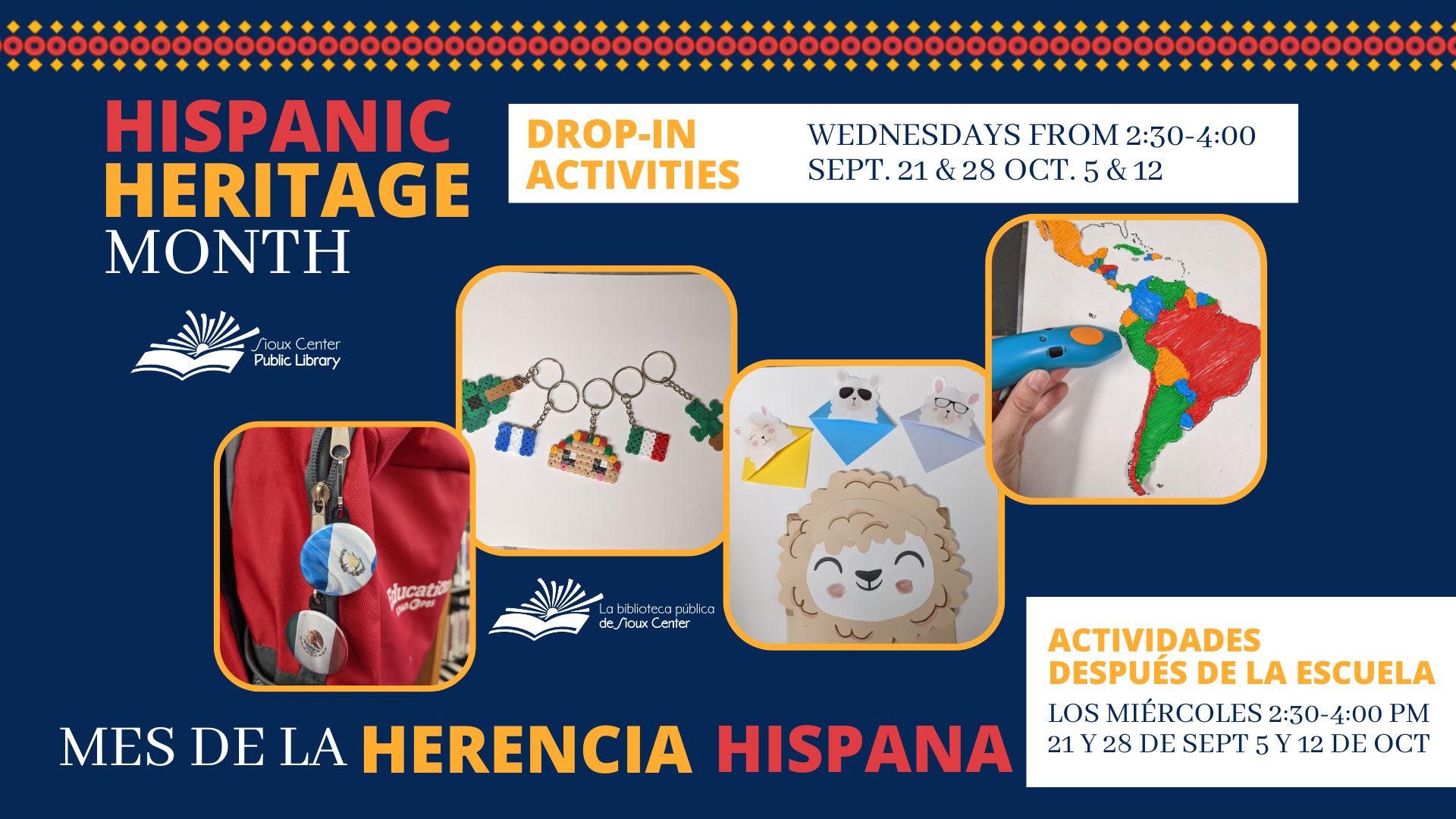 Hispanic Heritage Drop-In Activities