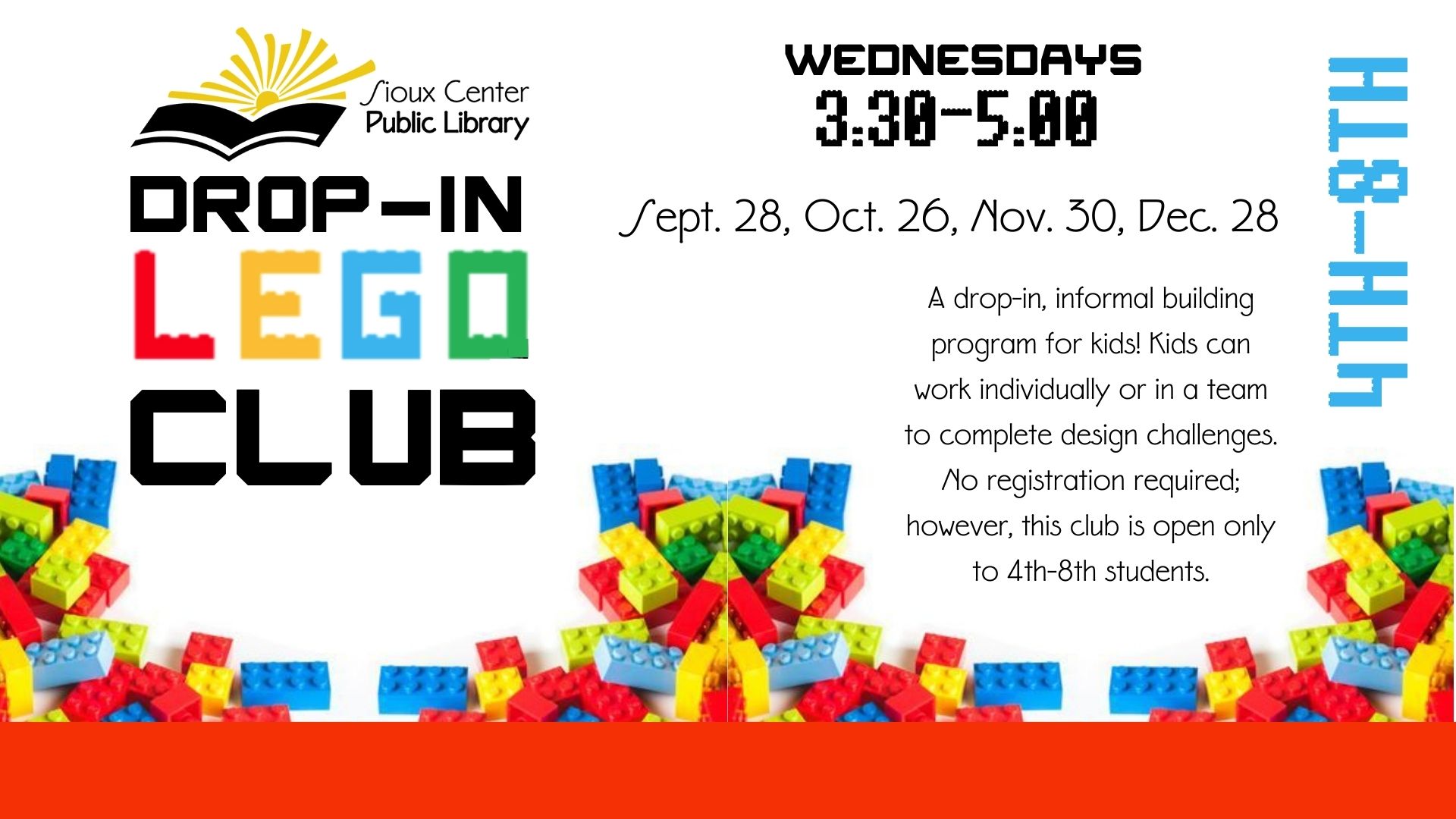 Drop In Lego Club