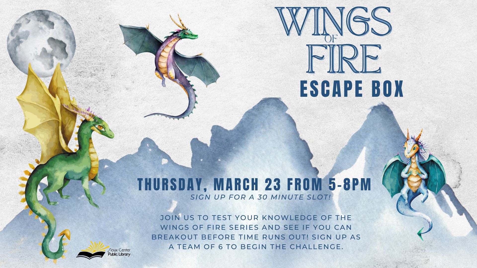 Wings of Fire Escape Box