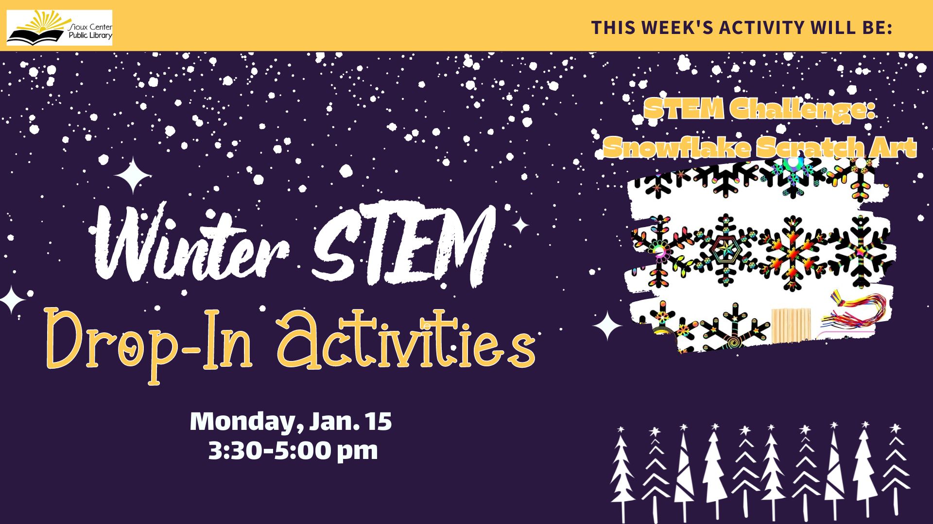 STEM Challenge: Snowflake Scratch Art
