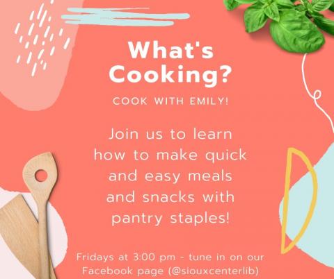 Cooking demos with EMily