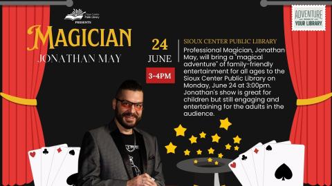 Magician Jonathan May