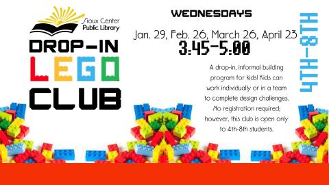 Drop In Lego Club