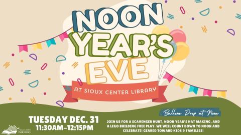 Noon Year's Eve Event