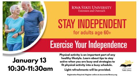 Exercise Your Independence
