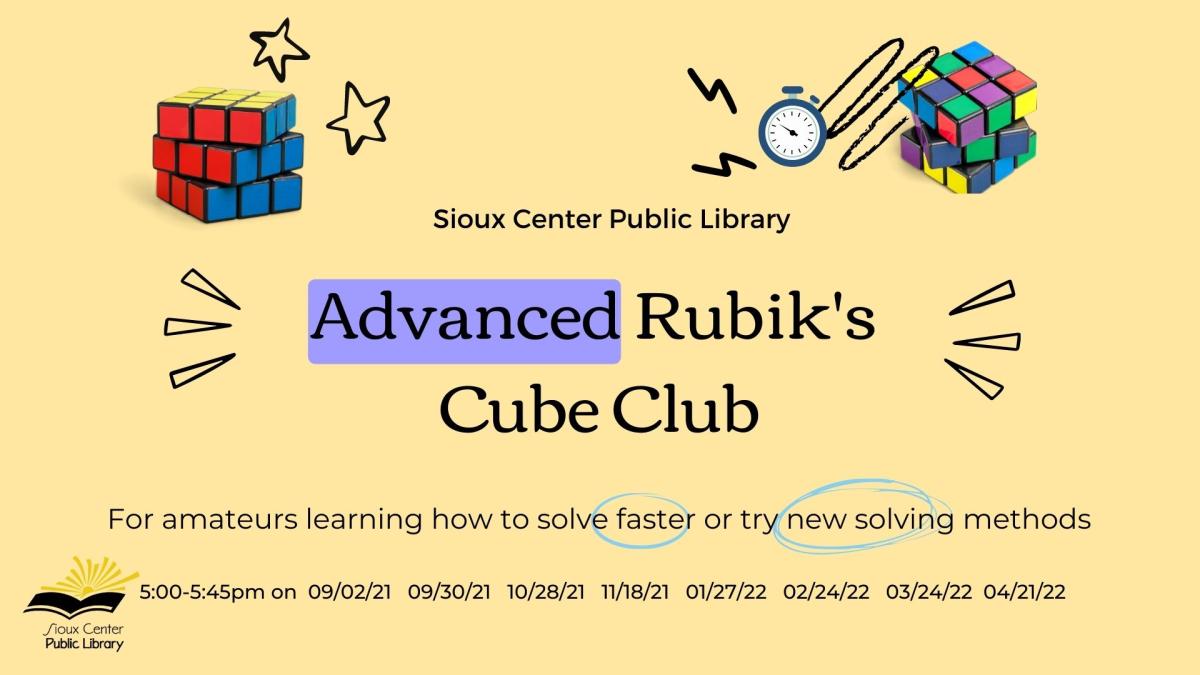 Advanced Rubik's Cube Club