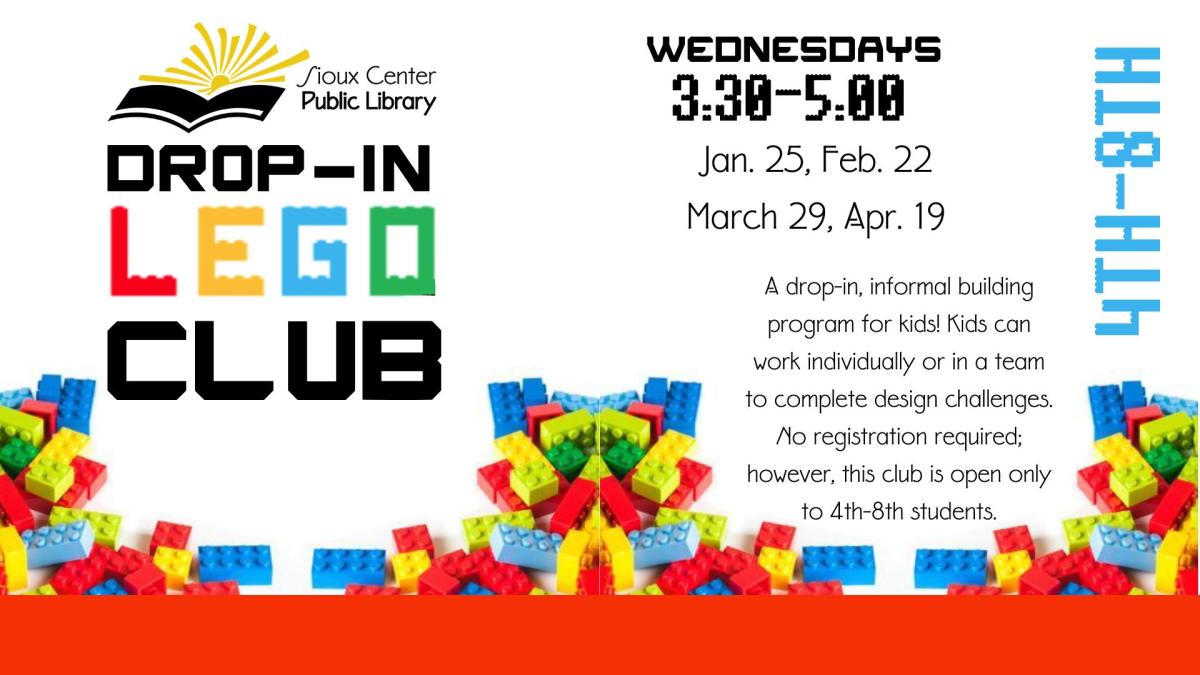 Drop In Lego Club 2023