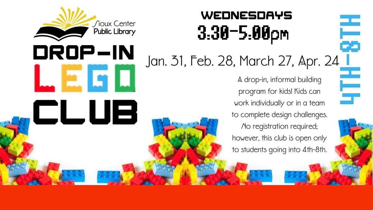 Drop In Lego Club